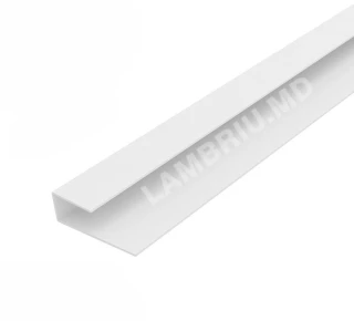 L профиль ПВХ стартовый L-3м - белый UA
