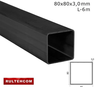 Труба профильная 80х80x3,0 мм L-6м