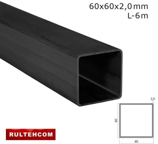 Труба профильная 60х60x2,0 мм L-6м