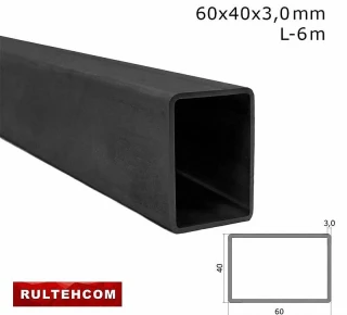 Труба профильная 60х40x3,0 мм L-6м