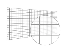 Сетка сварная оцинкованная в картах, для клеток и габионов