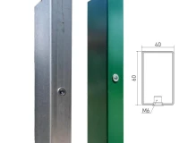 Столбы оцинкованные для забора